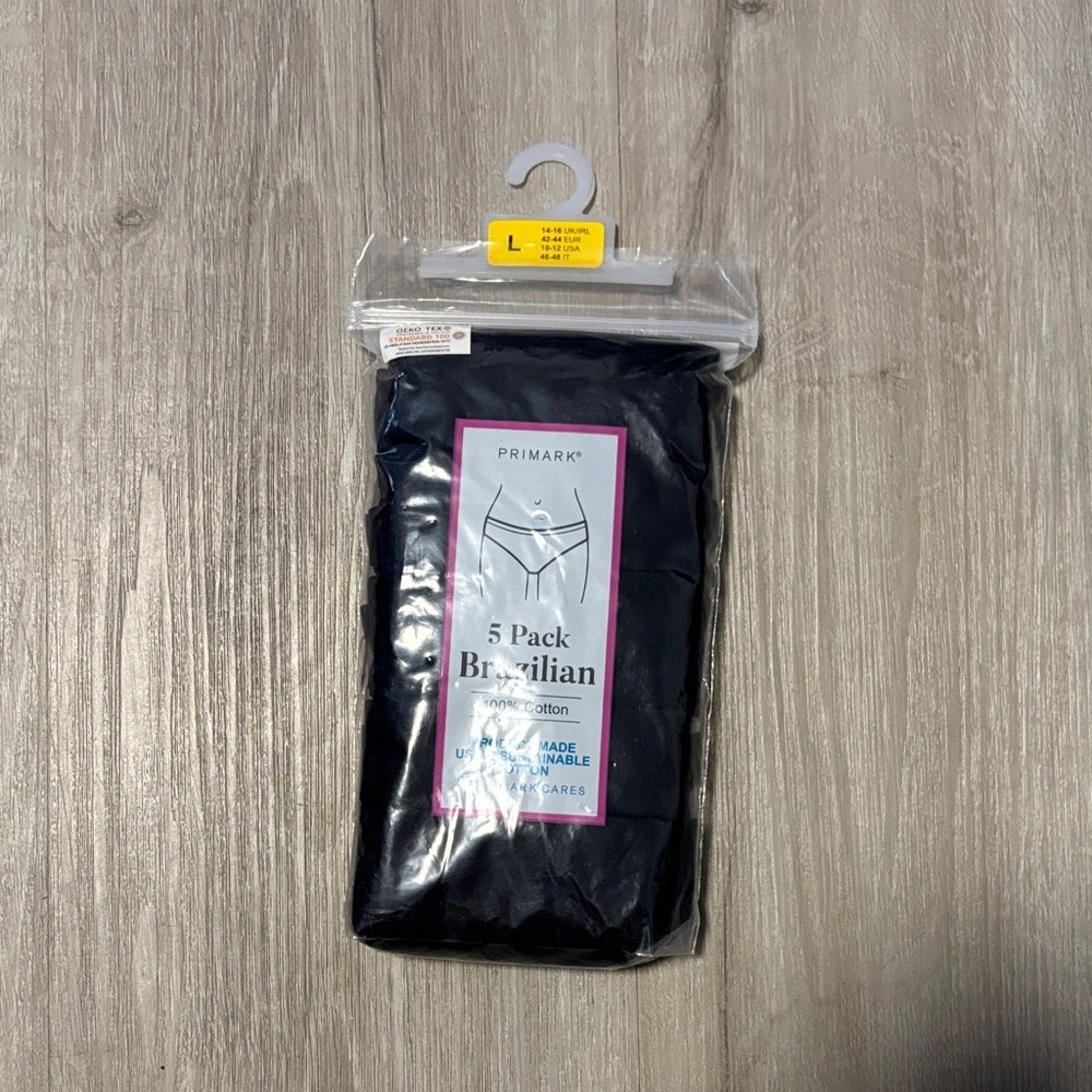 Primark‎ Black Bikini Briefs 5 Pack